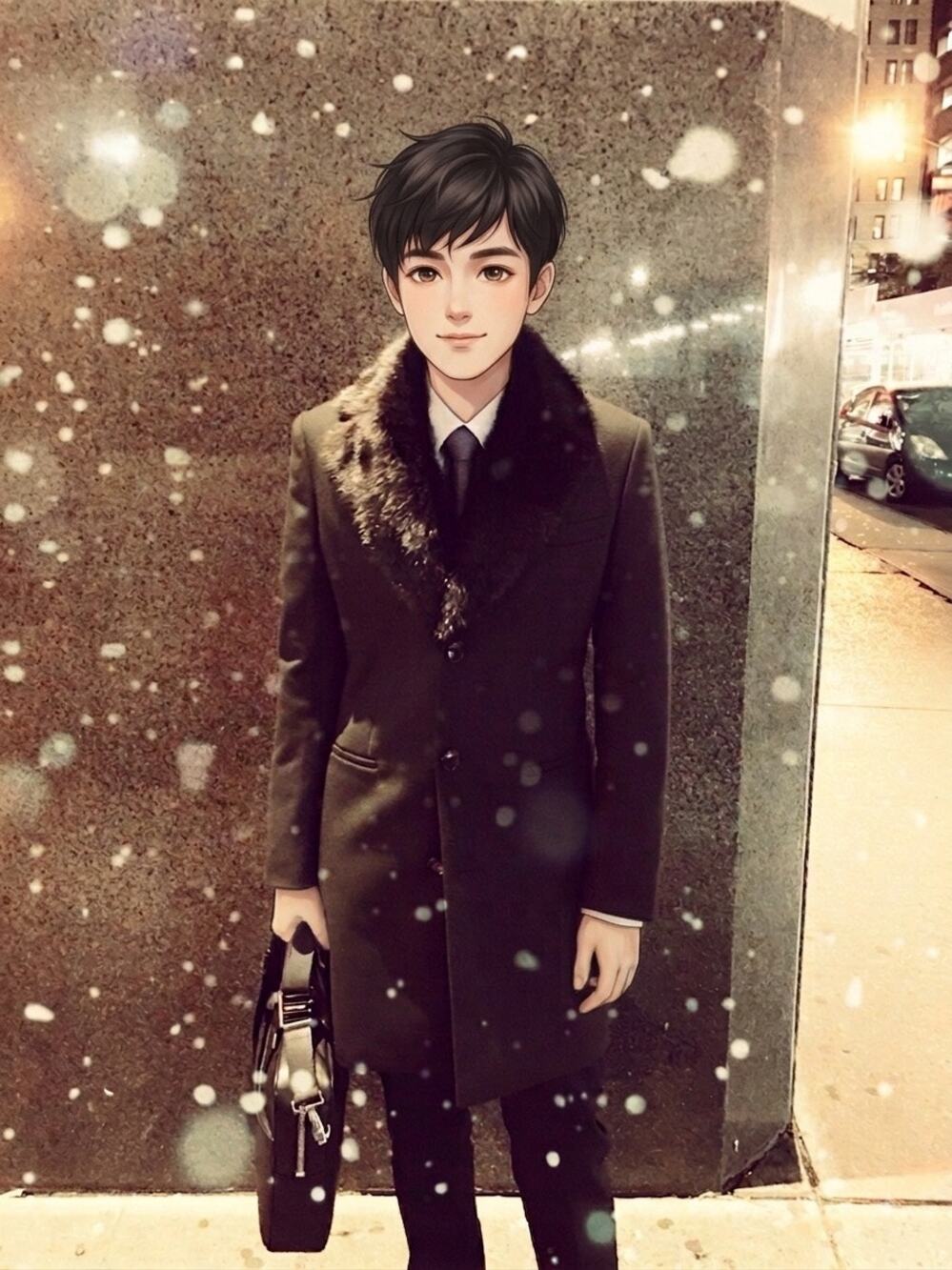 Viktor & Rolf Monsieur Muskrat Fur Wool Cashmere Coat